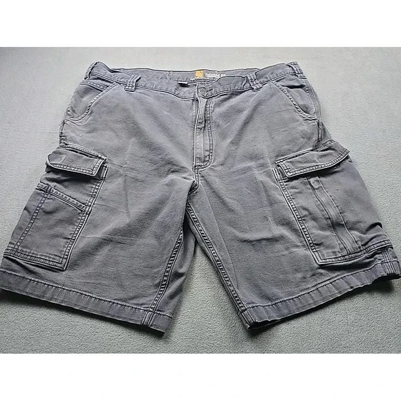 Carhartt Men's 40 Relaxed Fit Carpenter Shorts Gray Used Condition SEE ITEM INFO