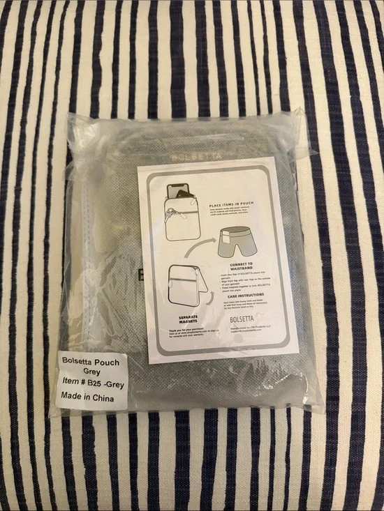 Grey Travel Pouch
