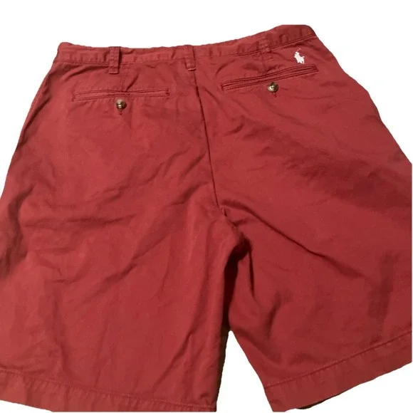 POLO RALPH LAUREN 33 RELAXED‎ FIT COTTON SURPLUS Shorts RED