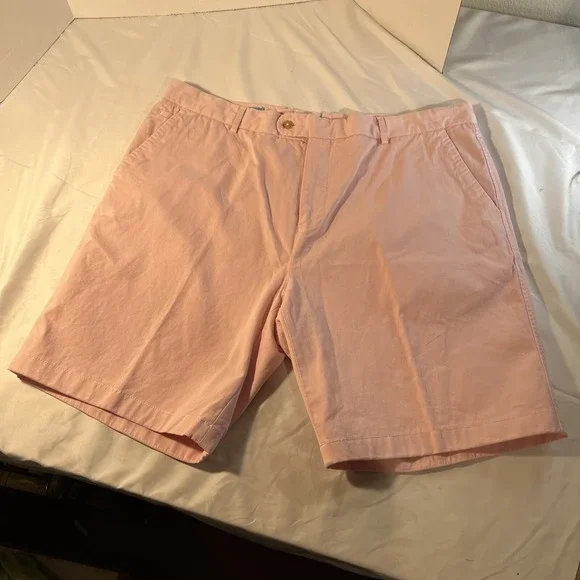 J McLAUGHLIN Men's Pink Flat Front Chino Shorts‎ Size 40