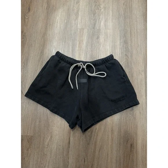 Essential Fear Of God Sweat Shorts Black Size Unisex XLarge‎