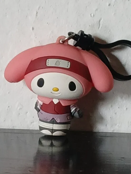 My Melody x Naruto Keychain - Pink Character Charm