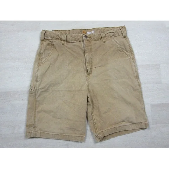 Carhartt Relaxed‎ Fit Work Shorts Mens (33) Workwear Utility Distressed Faded