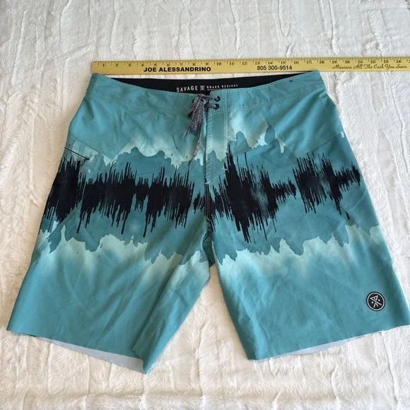 Savage Roark Revival Men's Board Shorts Size 34 Beach, Surf, Vacation, Cruise