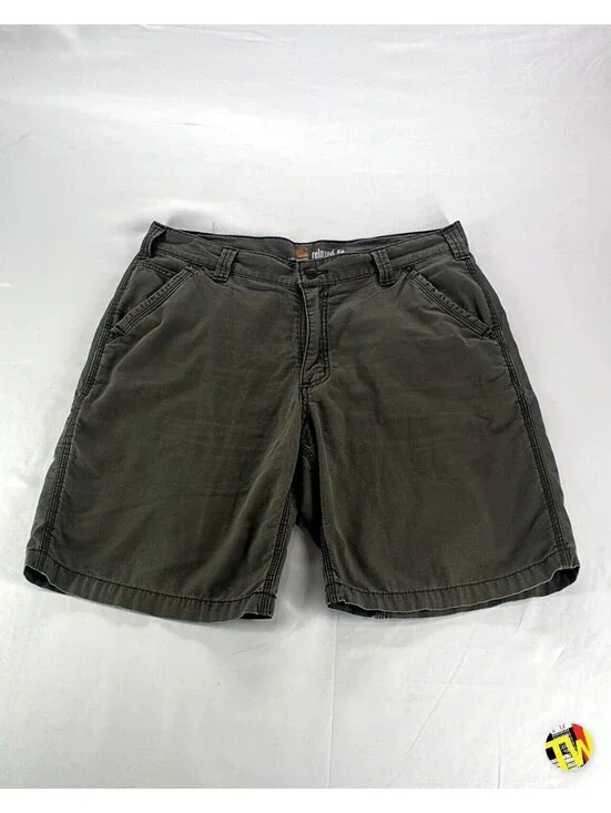 Carhartt Relaxed Fit Work Shorts Faded Black Canvas Utility