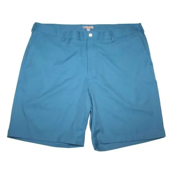 Peter Millar Crown Sport Teal Performance‎ Golf Shorts MS18EB84 Mens Size 38