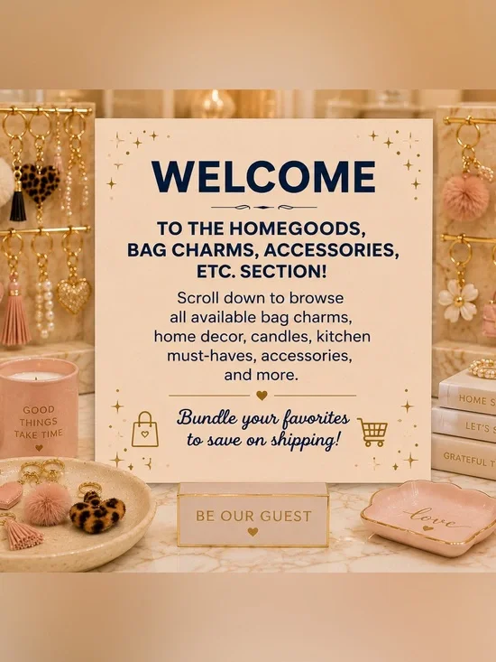 Welcome To The Bag Charms, Accessories, Candles & More 🤎