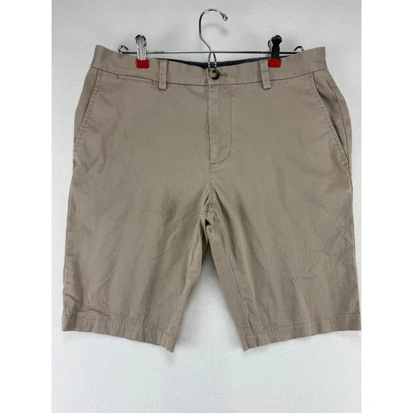 Vineyard Vines Breaker Shorts Womens 32 Khaki Tan Chino Cotton‎ Stretch