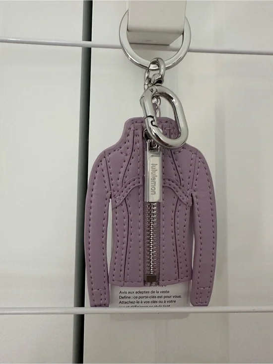 lululemon athletica Lavender Mini Jacket Keyring
