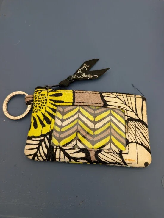 Vera Bradley Citron Zip Top ID Case