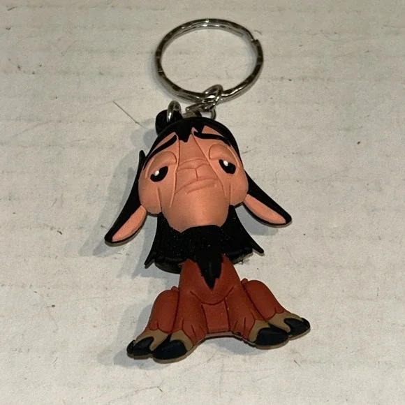 DISNEY EXCLUSIVE EMPEROR'S NEW GROOVE KEYRING SERIES 15 KEY CHAIN Kuzco Llama A1