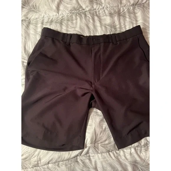 Callaway Golf Khaki‎ Polyester Stretch Shorts Size 36 Black