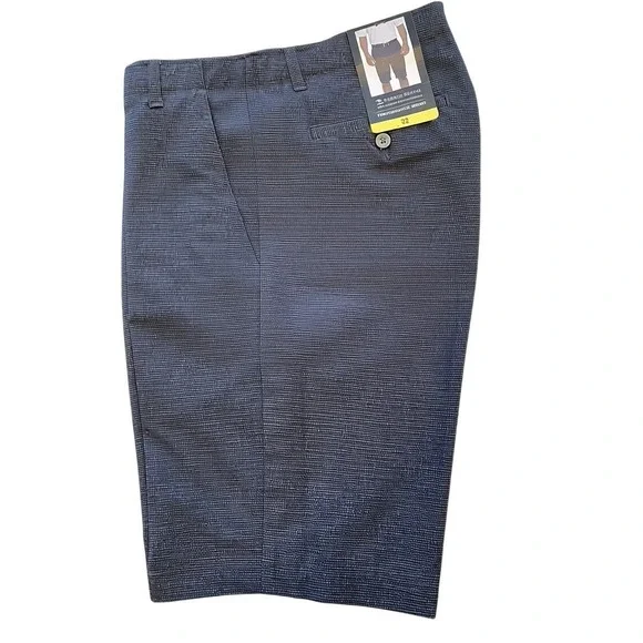 Pebble Beach Shorts Men's‎ Performance Golf Flat Front Black 32