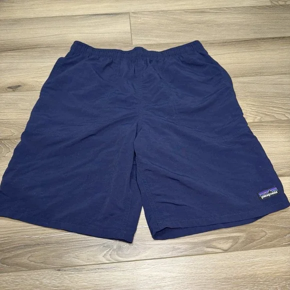 PATAGONIA 'Baggies Shorts' Mens Small Solid Navy 8