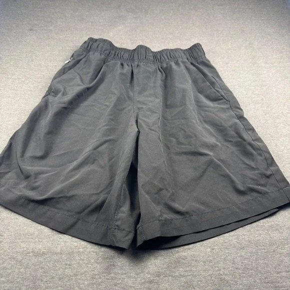 Athletic Works Men's Black Athletic Shorts Elastic Waist Pockets‎ Size L