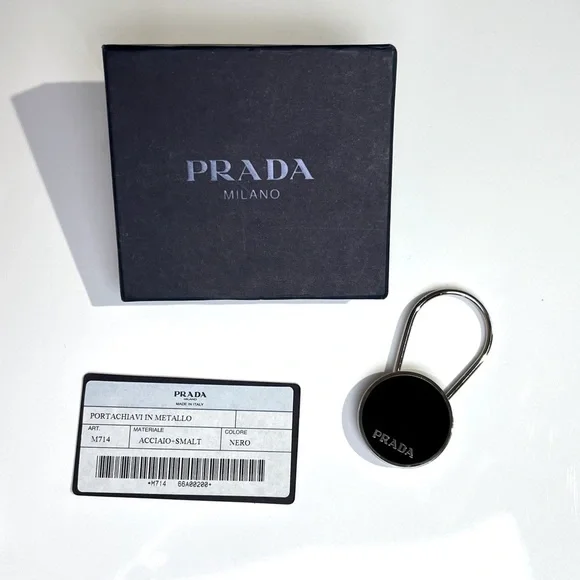 Prada Key Chain Holder Bag Charm