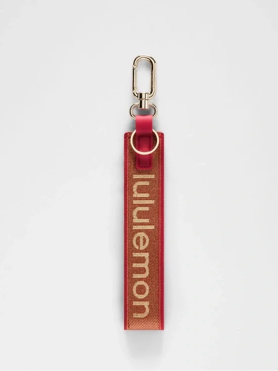Lululemon Lunar New Year Never Lost Keychain *Metallic Wordmark*