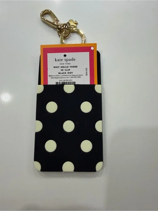 kate spade ID holder Polka Dot