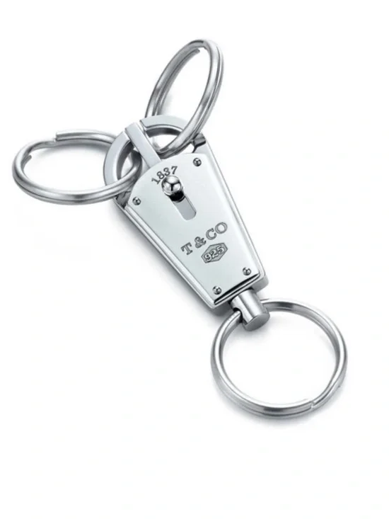 TIFFANY & CO. sterling silver valet keyring