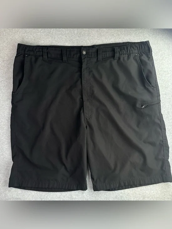 Wrangler Outdoor Black Shorts | Mens Size 48 | 10” Inseam | Casual Lightweight