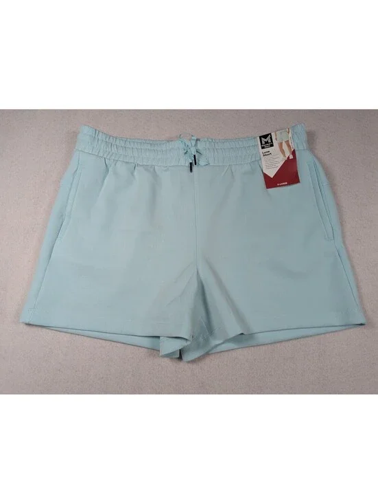 Member's Mark - Unisex - Adjustable Drawcord Luxe Shorts - Blue - Size: XL