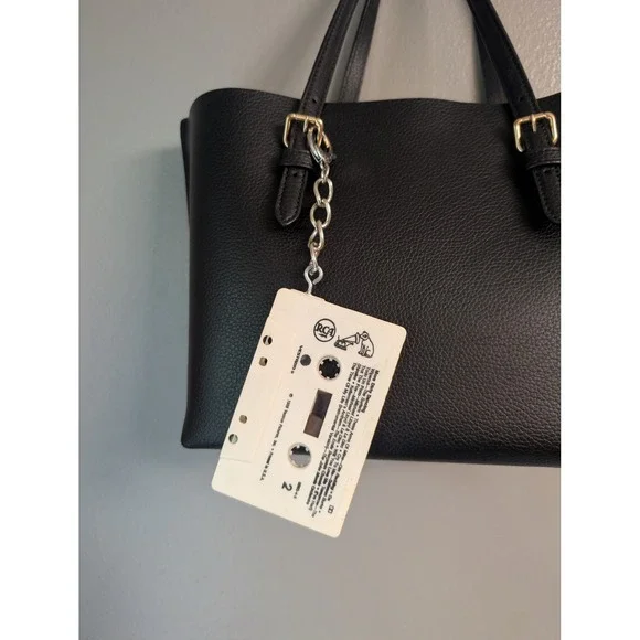Upcycled Dirty Dancing Cassette Tape Purse Charm Retro 80s Movie Soundtrack Gift