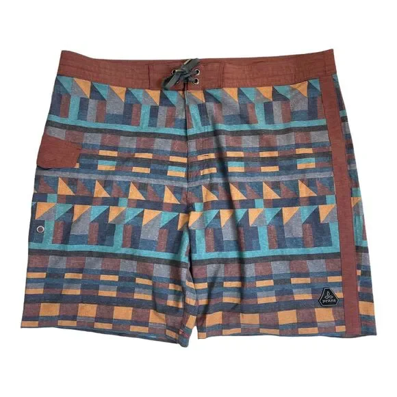 prana sander board shorts Upf 50 mens Size 40