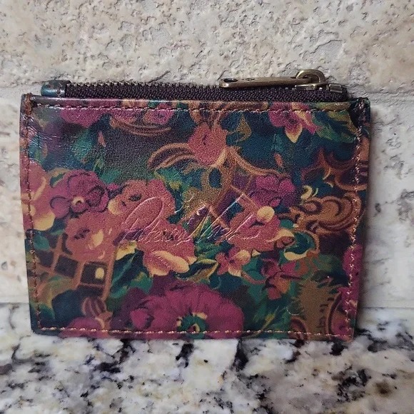 Patricia Nash Cardholder Rustic Garden Print