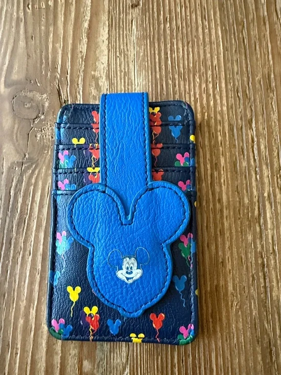 Disney Multicolor Mickey Balloon Card Holder