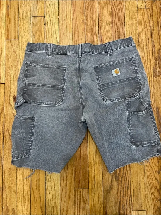 Carhartt Men’s Washed Gray Cargo Work Shorts