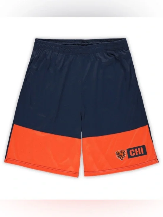 Mens Fanatics NFL Chicago Bears Logo Performance Shorts Fooball Size 2XLT NEW​