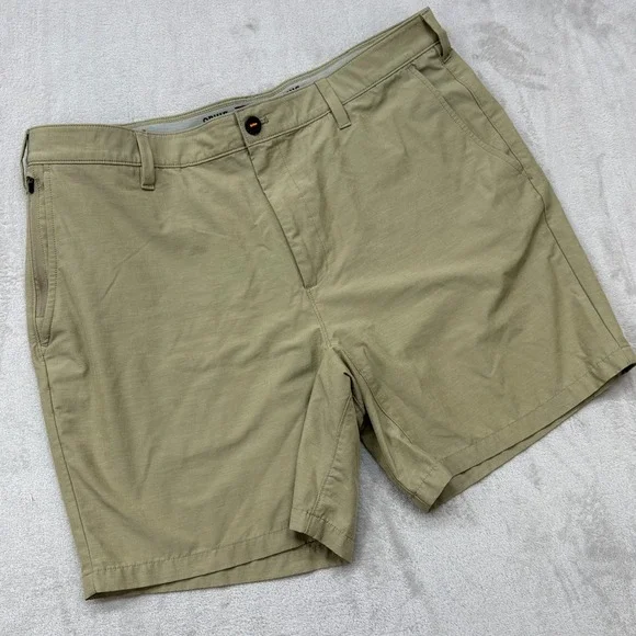 Orvis Performance Shorts Mens 40 Khaki Tan Tech Stretch Utility Hiking Camping