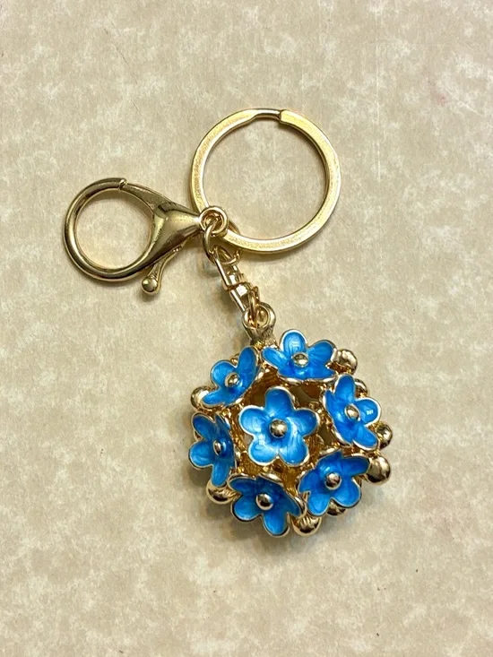 Flower Bouquet Bag Charm