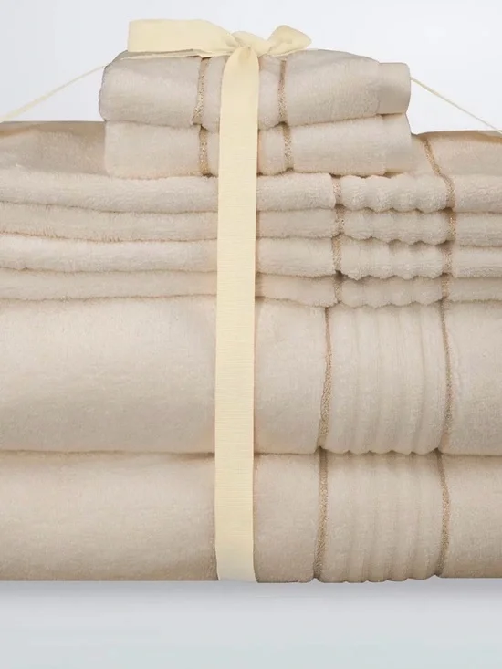 Simply Vera Vera Wang Ivory Bath Towel Set - Soft Plush