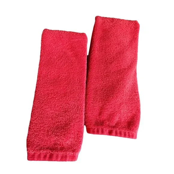 Garnet Hill Hand Towel Red Set Of 2 Cotton