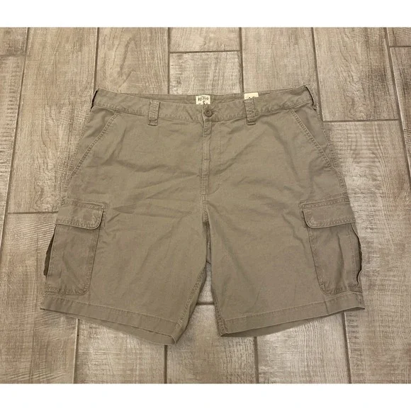 Red Head Cargo Shorts Men 42 Beige Brown Ripstop Fabric Hiking Fishing Outdoors