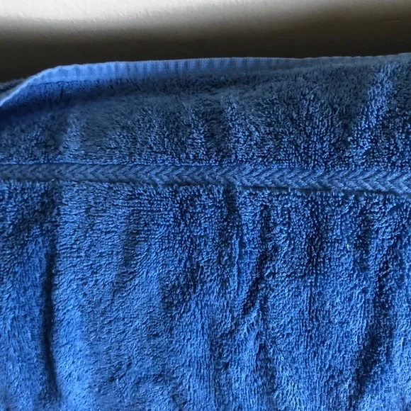 Plush Royal Blue Bath Towel