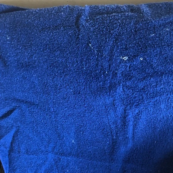 Deep Blue Plush Towel