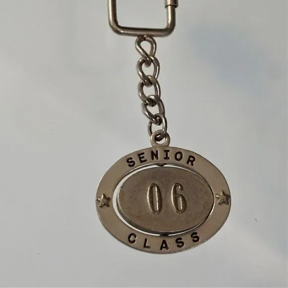 Senior Class 06 Key Fob Key Chain Keyring Swivel Silver Tone