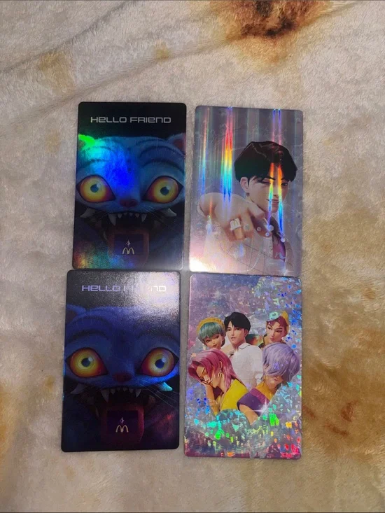 McDonald's collectible Kpop demon hunters cards