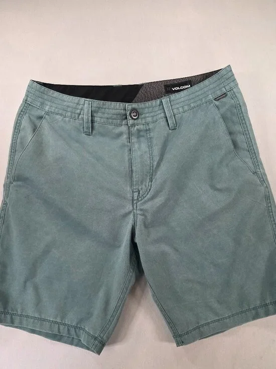 Volcom Surf and Turf Shorts 32 Olive Green