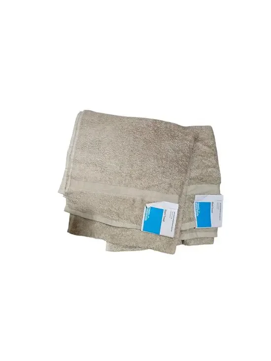 Room Essentials Bath Towels Set of 2 Tan Taupe OEKO-TEX Fade Resistant NWT