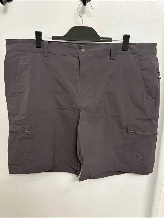 L.L. Bean Men's Cargo Shorts — Charcoal Gray