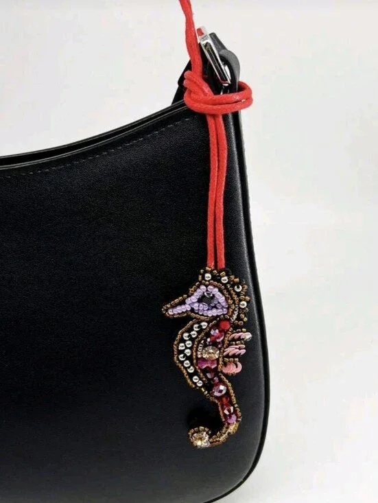 Seahorse Bag Charm/ Keychain NEW