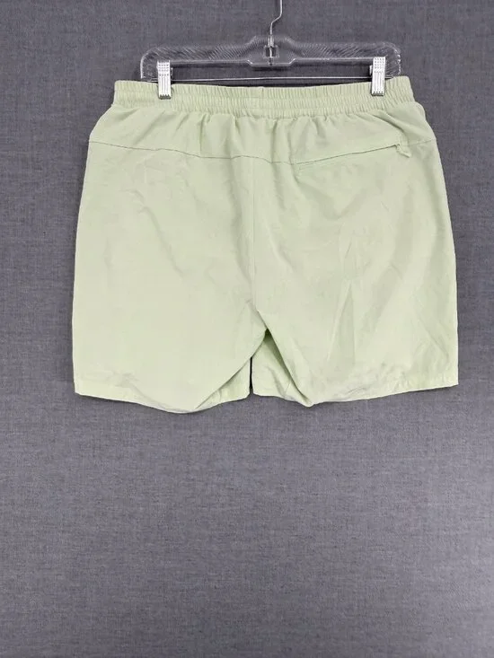 Lululemon Channel Cross Shorts Mens XL 7” Swim Lined Stretch Gym Green