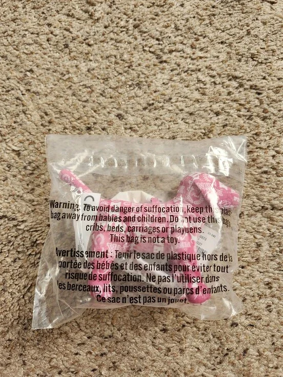PINK Victoria's Secret Pink Logo Dog Keychain/Card Holder