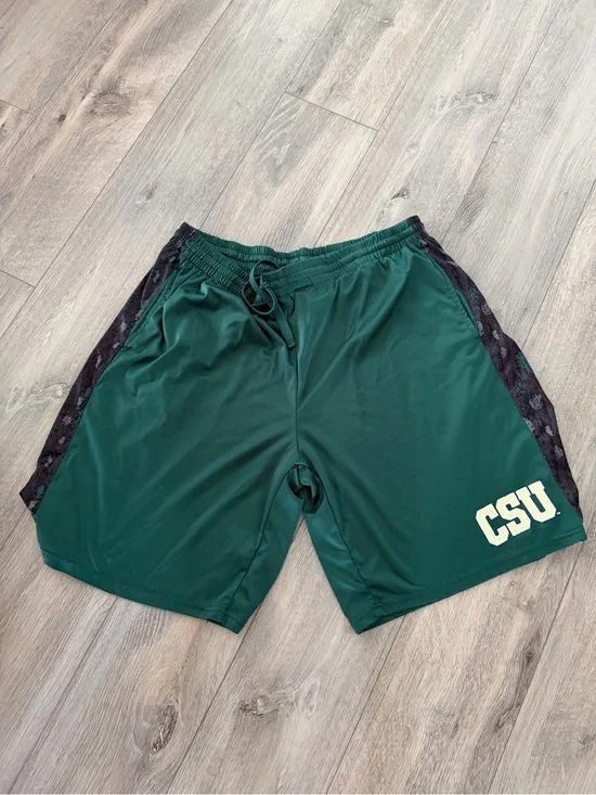 Campus Heritage Dark Green CSU Athletic Shorts
