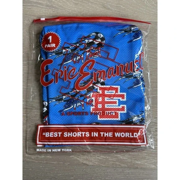 MEDIUM Eric Emanuel Matty Boy BLUE Mesh ✅❤️ SHIPS ASAP‎ BRAND NEW RARE