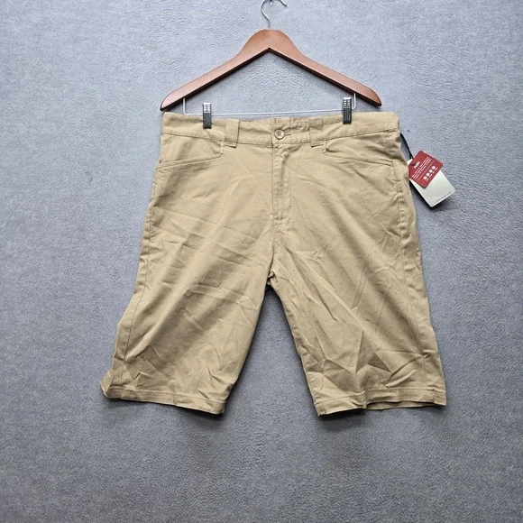 Element Men Shorts 34 Khaki Chino Twill M245TESW Sawyer WK Button 11
