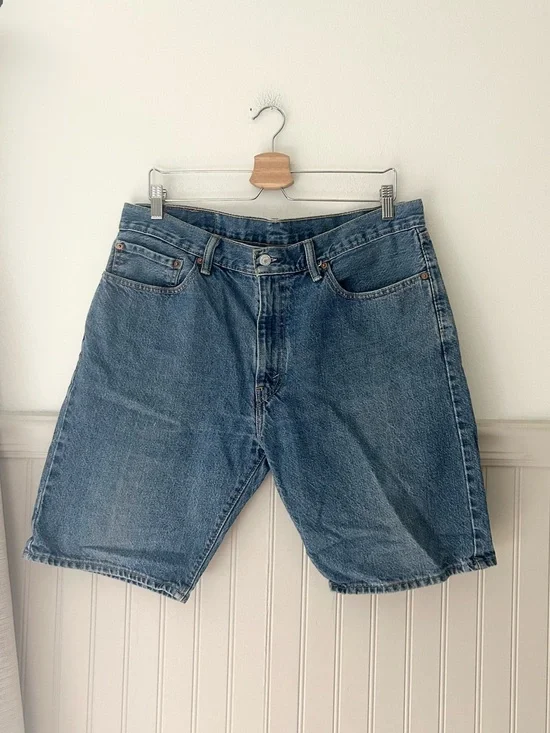 Levi’s 505 Men’s Waist 36 Denim Jean Shorts Classic Blue